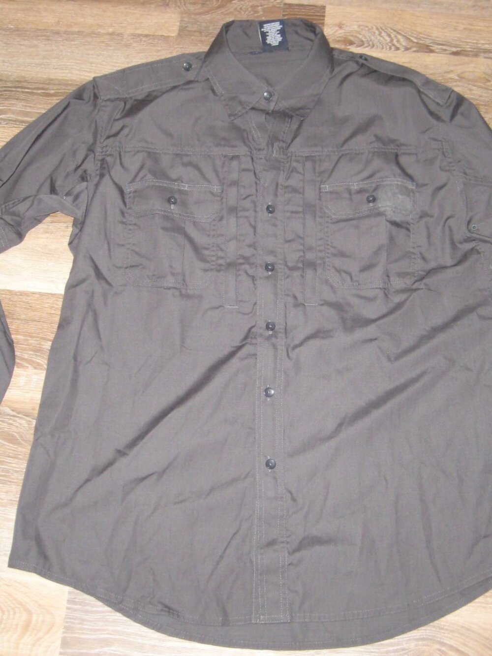 Propper Men's Long Sleeve Tactical Shirt Charcoal Large Regular